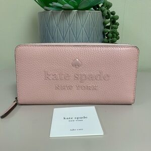 Kate Spade Blush Pink Zip Wallet